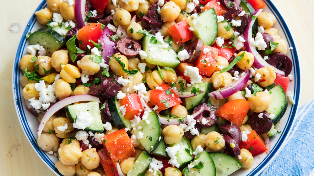 ENSALADA DE GARBANZOS: INGREDIENTES DE TEMPORADA