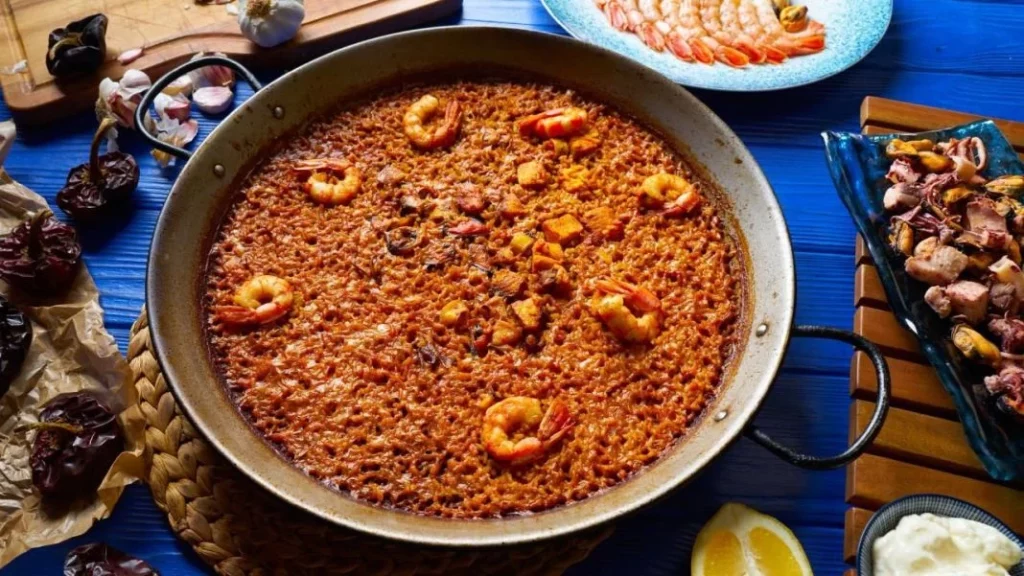 arroz a la banda con sepia y almejas 1 Vida.es