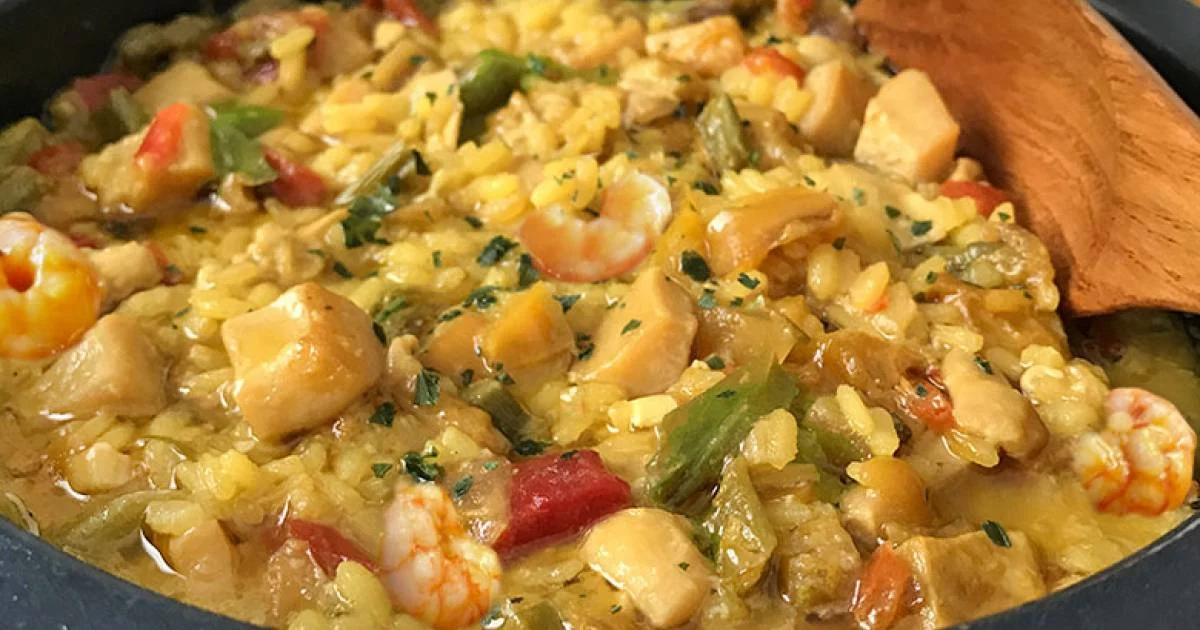 arroz meloso gallego con gambas y sepia 4 Vida.es