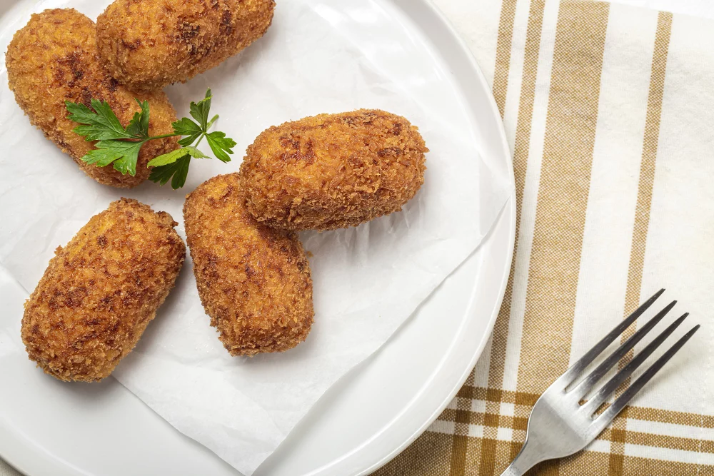 CROQUETAS DE CARNE Y GARBANZOS